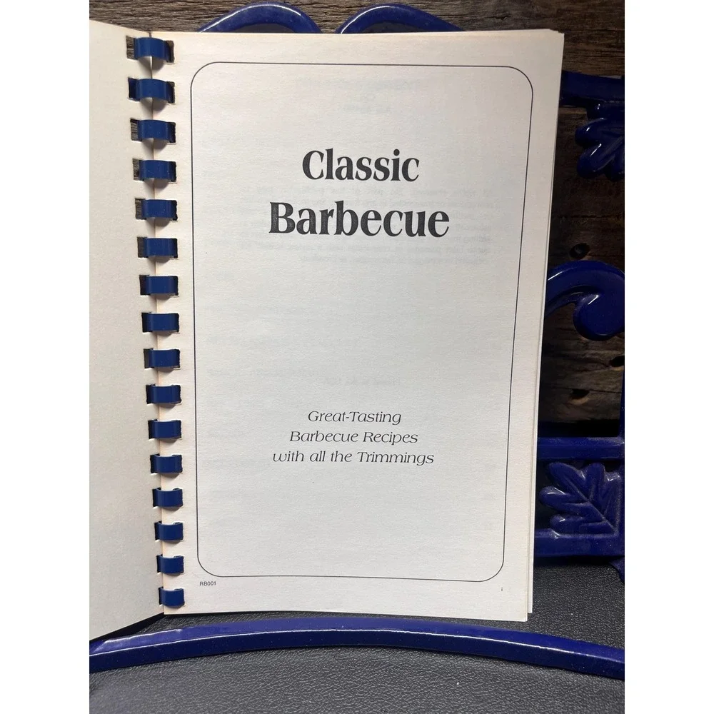Classic Barbecue Spiral‎ Community compilation cookbook Vintage 1994
